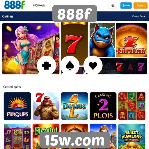 Variedade de jogos disponíveis na plataforma 888f